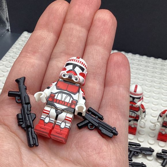 Star Wars minifigures Shock Troopers Clone Coruscant Guards LOT LEGO compatible - Picture 5 of 8